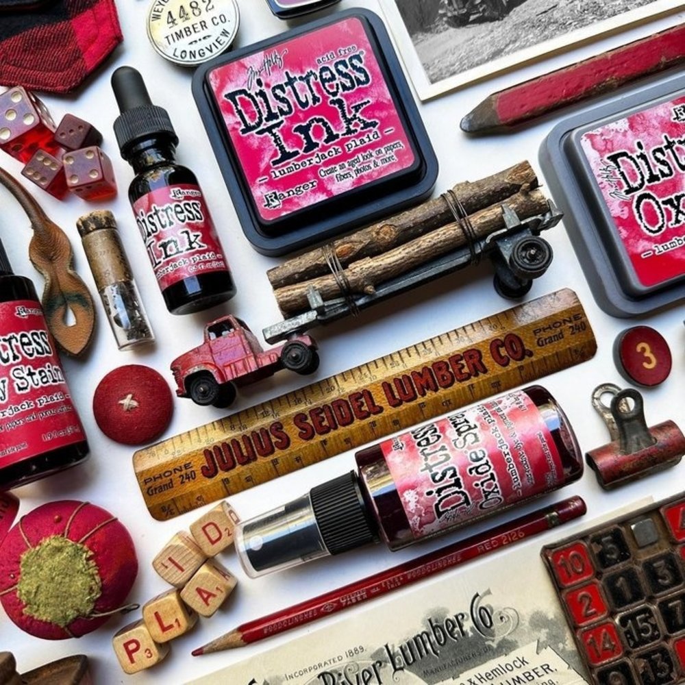 Ranger Distress Oxide Re-inker Lumberjack Plaid (TDR82385) Ranger Distress Oxide Re-inker Lumberjack Plaid (TDR82385)