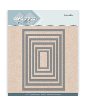 Card Deco Snijmal Nesting Cross Stitch Border (CDECD0123)