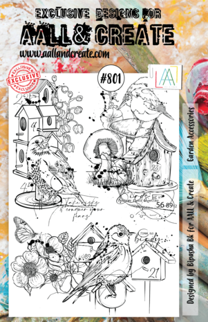 AALL and Create Clear Stamp Set A5 Garden Accessories (AALL-TP-801) AALL and Create Clear Stamp Set A5 Garden Accessories (AALL-TP-801)