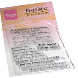 Marianne Design Eline's Animals Clear Stamps Kerstliedjes (EC0197)