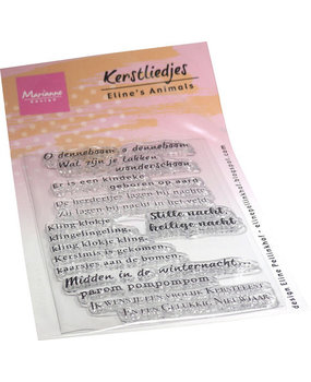 Marianne Design Eline's Animals Clear Stamps Kerstliedjes (EC0197) Marianne Design Eline's Animals Clear Stamps Kerstliedjes (EC0197)