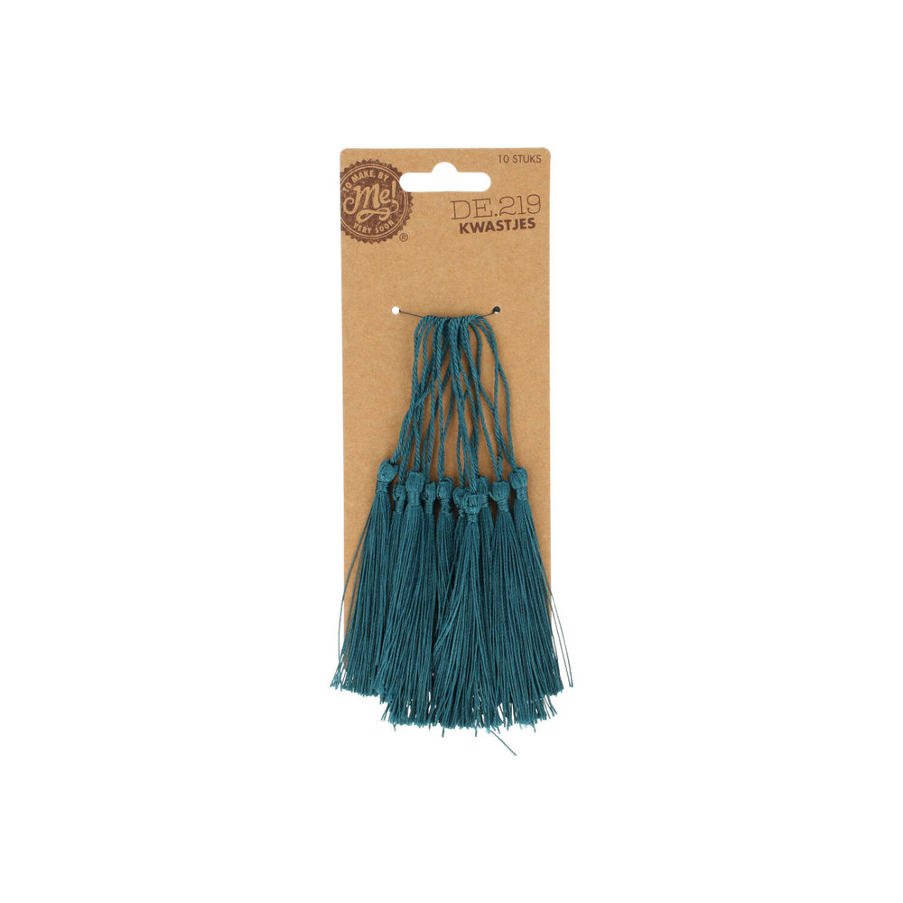 Make by Me! Kwastjes 10 st Teal (DE.219) Make by Me! Kwastjes 10 st Teal (DE.219)