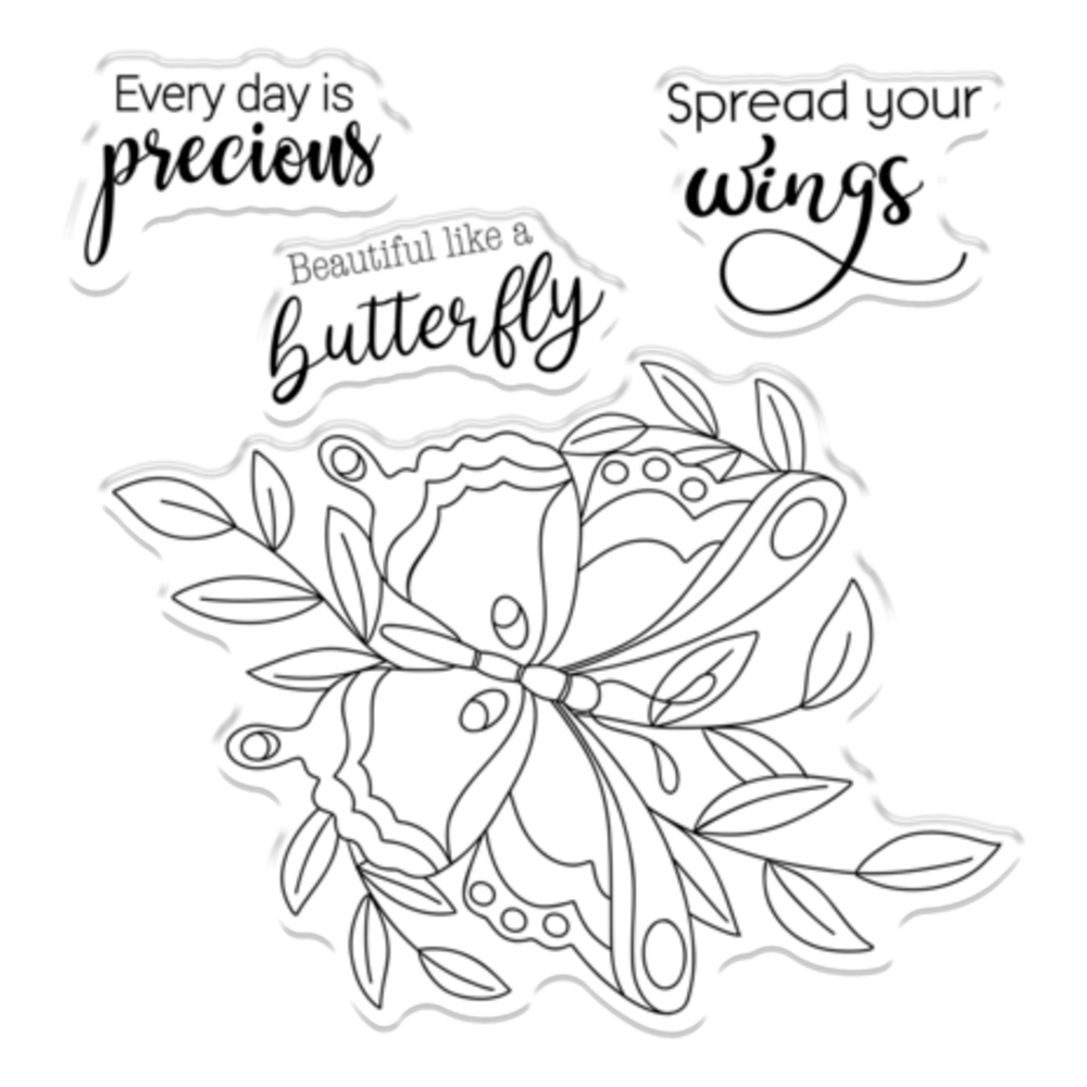 Gemini Colourable Create-a-Card Stamp & Die Beautiful Butterfly (GEM-STD-BEBUT) Gemini Colourable Create-a-Card Stamp & Die Beautiful Butterfly (GEM-STD-BEBUT)