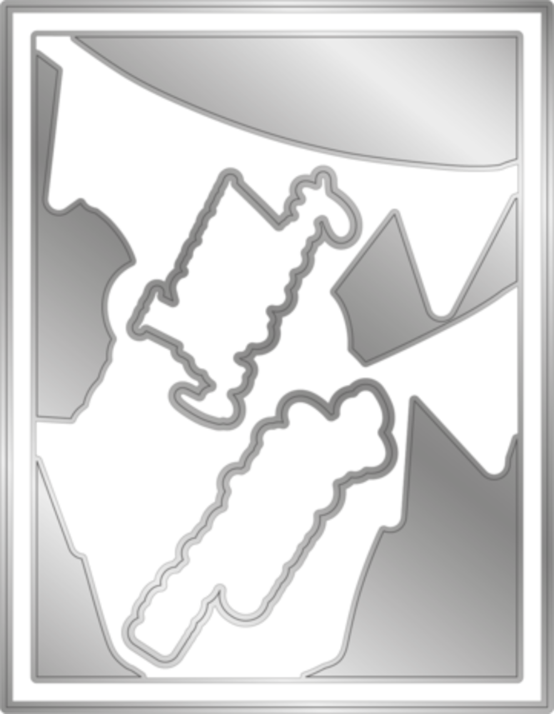 Gemini Colourable Create-a-Card Stamp & Die Celebrate Your Day (GEM-STD-CYDA)