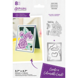 Gemini Colourable Create-a-Card Stamp & Die Sweet Roses (GEM-STD-SWRO)