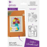 Gemini Colourable Create-a-Card Stamp & Die A Special Bouquet (GEM-STD-ASBO)