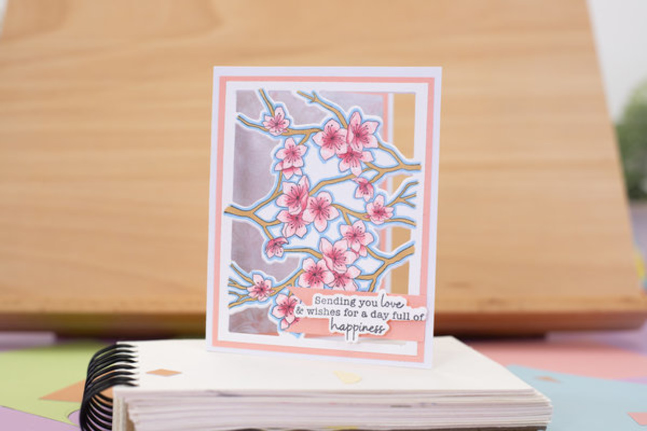 Gemini Colourable Create-a-Card Stamp & Die Sent With Love (GEM-STD-SWL) Gemini Colourable Create-a-Card Stamp & Die Sent With Love (GEM-STD-SWL)