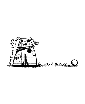 Crafty Individuals Too Tired to Play Unmounted Rubber Stamps (CI-613)