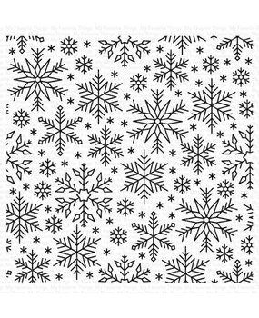 My Favorite Things Snowflake Flurry Background Rubber Stamp (BG-156) My Favorite Things Snowflake Flurry Background Rubber Stamp (BG-156)