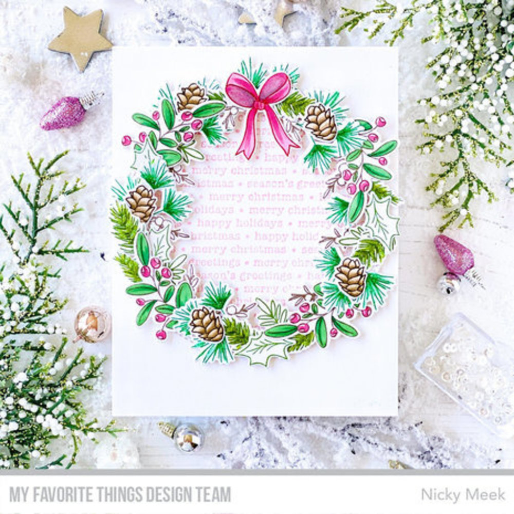 My Favorite Things Winter Greenery Clear Stamps (DBD-003) My Favorite Things Winter Greenery Clear Stamps (DBD-003)
