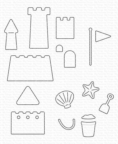 My Favorite Things Die-namics Sandcastle Builder (MFT-2304) My Favorite Things Die-namics Sandcastle Builder (MFT-2304)
