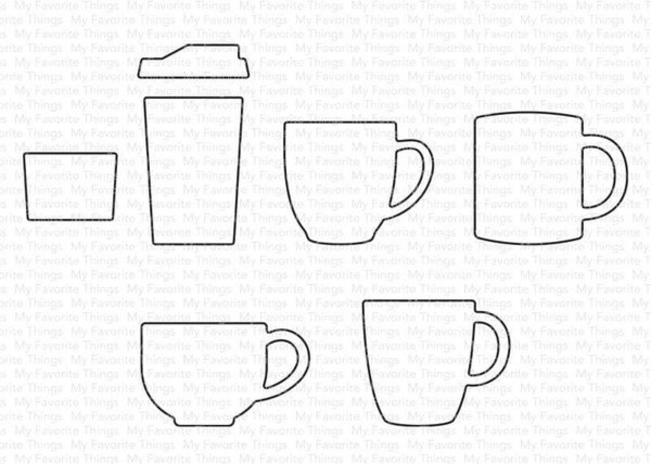My Favorite Things Die-namics Mini Mugs (MFT-2426) My Favorite Things Die-namics Mini Mugs (MFT-2426)