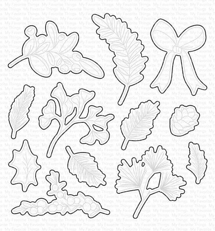 My Favorite Things Die-namics Winter Greenery (MFT-2428) My Favorite Things Die-namics Winter Greenery (MFT-2428)