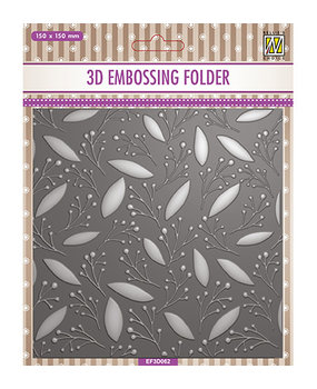 Nellie Snellen Leaves & Berries 3D Embossing Folder (EF3D062) Nellie Snellen Leaves & Berries 3D Embossing Folder (EF3D062)