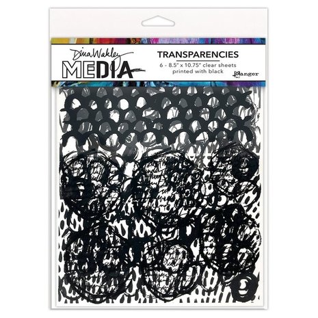 Dina Wakley MEdia Transparencies Pattern Play Set 1 (MDA80558)