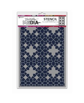 Dina Wakley MEdia Masking Stencil Floor Pattern (MDS81616) Dina Wakley MEdia Masking Stencil Floor Pattern (MDS81616)