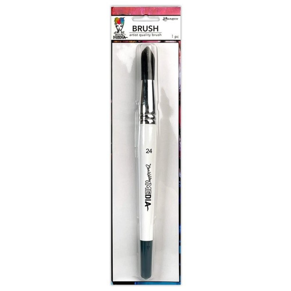Dina Wakley MEdia Large Round Brush (MDA82156) Dina Wakley MEdia Large Round Brush (MDA82156)
