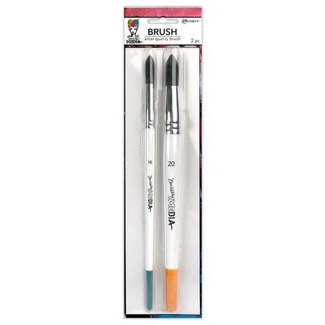 Dina Wakley MEdia Round Brush Set (MDA82163) Dina Wakley MEdia Round Brush Set (MDA82163)