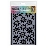 Ranger Dylusions Christmas Small Stencil Star Flurry (DYS81777)