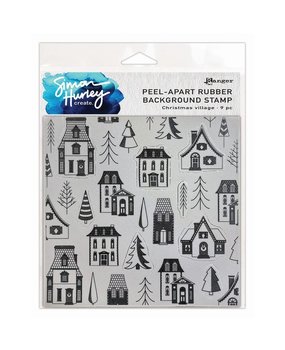 Simon Hurley Create Christmas Village Background Cling Stamps (HUR82569) Simon Hurley Create Christmas Village Background Cling Stamps (HUR82569)
