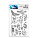 Simon Hurley Create Folk Art Ornaments Clear Stamps (HUR82316)
