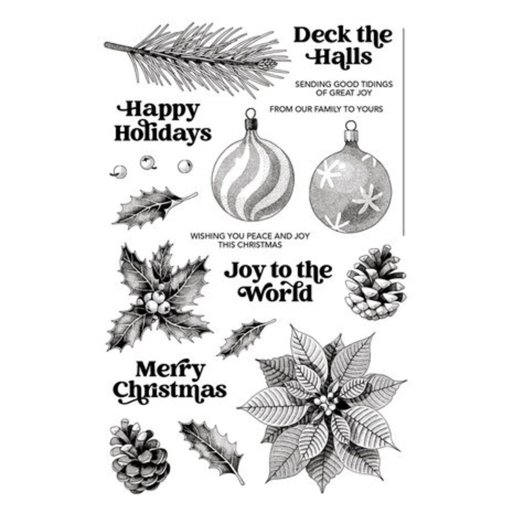 Simon Hurley Create Halftone Holiday Clear Stamps (HUR82323) Simon Hurley Create Halftone Holiday Clear Stamps (HUR82323)