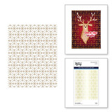 Spellbinders Simon Hurley Geo Snowflakes Glimmer Hot Foil Plate (GLP-360)