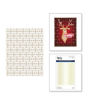 Spellbinders Simon Hurley Geo Snowflakes Glimmer Hot Foil Plate (GLP-360) Spellbinders Simon Hurley Geo Snowflakes Glimmer Hot Foil Plate (GLP-360)