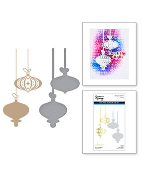 Spellbinders Simon Hurley Retro Ornaments Glimmer Hot Foil Plate & Die Set (GLP-362) Spellbinders Simon Hurley Retro Ornaments Glimmer Hot Foil Plate & Die Set (GLP-362)