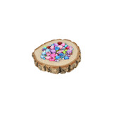 Make by Me! Steentjes Acryl Hart Medium Alle Kleuren (ST.600)