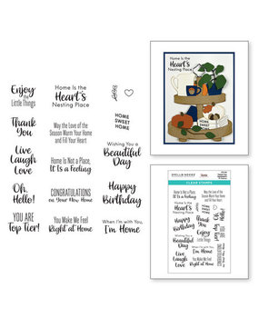 Spellbinders Tiered Tray Sentiments Clear Stamp (STP-165) Spellbinders Tiered Tray Sentiments Clear Stamp (STP-165)