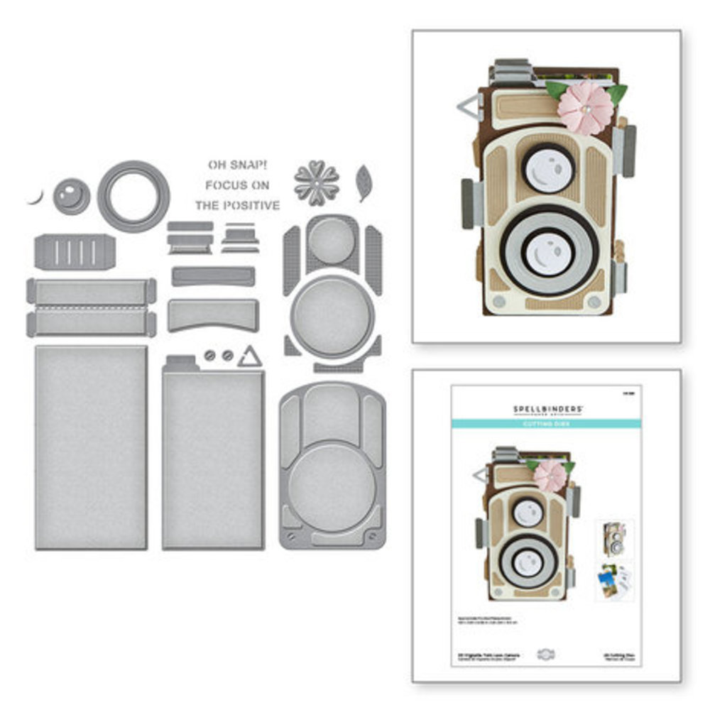 Spellbinders 3D Vignette Snijmal Twin Lens Camera (S6-196) Spellbinders 3D Vignette Snijmal Twin Lens Camera (S6-196)
