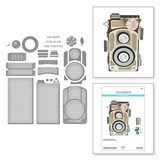 Spellbinders 3D Vignette Snijmal Twin Lens Camera (S6-196)