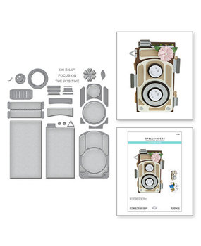 Spellbinders 3D Vignette Snijmal Twin Lens Camera (S6-196) Spellbinders 3D Vignette Snijmal Twin Lens Camera (S6-196)