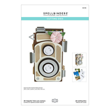 Spellbinders 3D Vignette Snijmal Twin Lens Camera (S6-196) Spellbinders 3D Vignette Snijmal Twin Lens Camera (S6-196)