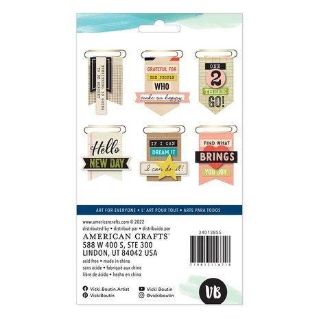 Vicki Boutin Print Shop Embellished Paper Clips (34013855)