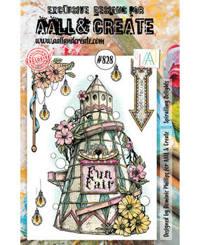AALL and Create Clear Stamp Set A5 Spiralling Delights (AALL-TP-828)