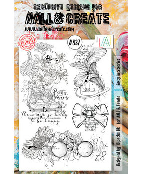 AALL and Create Clear Stamp Set A5 Sassy Accessories (AALL-TP-837)*