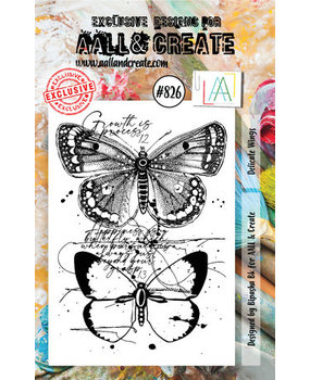 AALL and Create Clear Stamp Set A7 Delicate Wings (AALL-TP-826) AALL and Create Clear Stamp Set A7 Delicate Wings (AALL-TP-826)