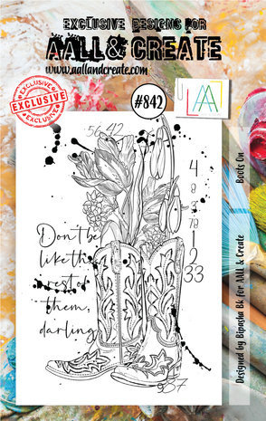AALL and Create Clear Stamp Set A7 Boots On (AALL-TP-842) AALL and Create Clear Stamp Set A7 Boots On (AALL-TP-842)