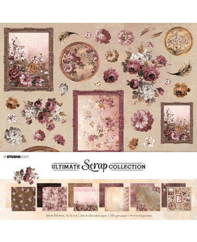 Studio Light Ultimate Scrap Collection Vintage Flowers & Wood 12x12 Inch Paper Pack (SL-USC-PS21) Studio Light Ultimate Scrap Collection Vintage Flowers & Wood 12x12 Inch Paper Pack (SL-USC-PS21)