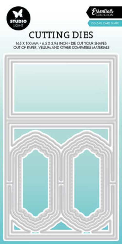 Studio Light Essentials Snijmal Zig-Zag Card Shape (SL-ES-CD448) Studio Light Essentials Snijmal Zig-Zag Card Shape (SL-ES-CD448)