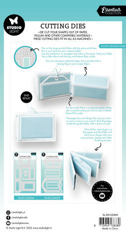 Studio Light Essentials Snijmal Pocket Creative Folder (SL-ES-CD454) Studio Light Essentials Snijmal Pocket Creative Folder (SL-ES-CD454)