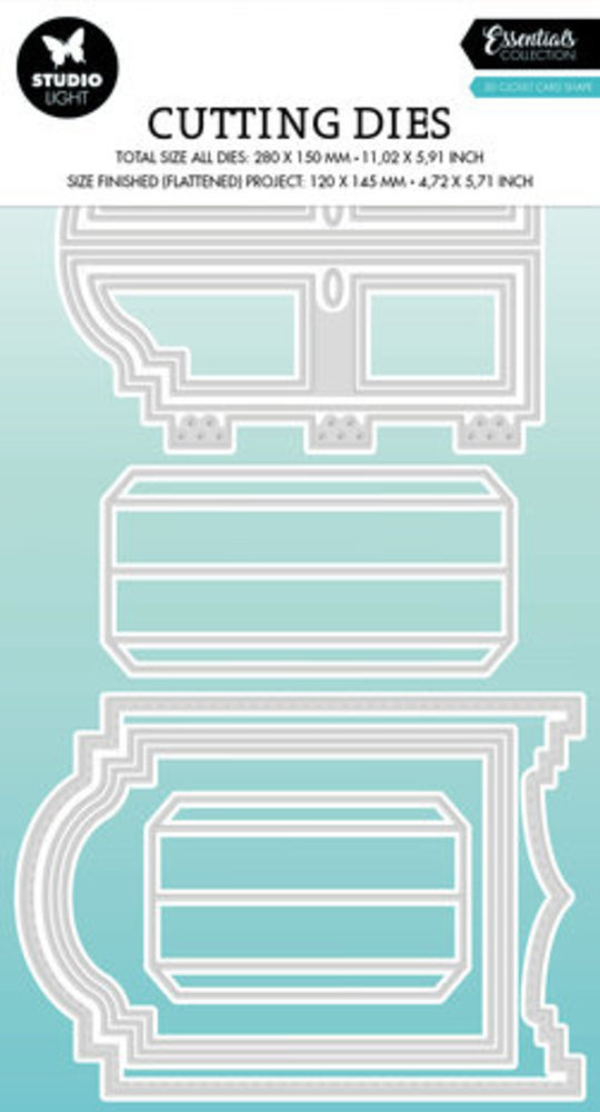 Studio Light Essentials Snijmal 3D Closet Card Shape (SL-ES-CD455) Studio Light Essentials Snijmal 3D Closet Card Shape (SL-ES-CD455)