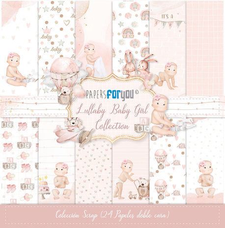Papers For You Lullaby Baby Girl 6x6 Inch Paper Pack (24pcs) (PFY-11136) Papers For You Lullaby Baby Girl 6x6 Inch Paper Pack (24pcs) (PFY-11136)