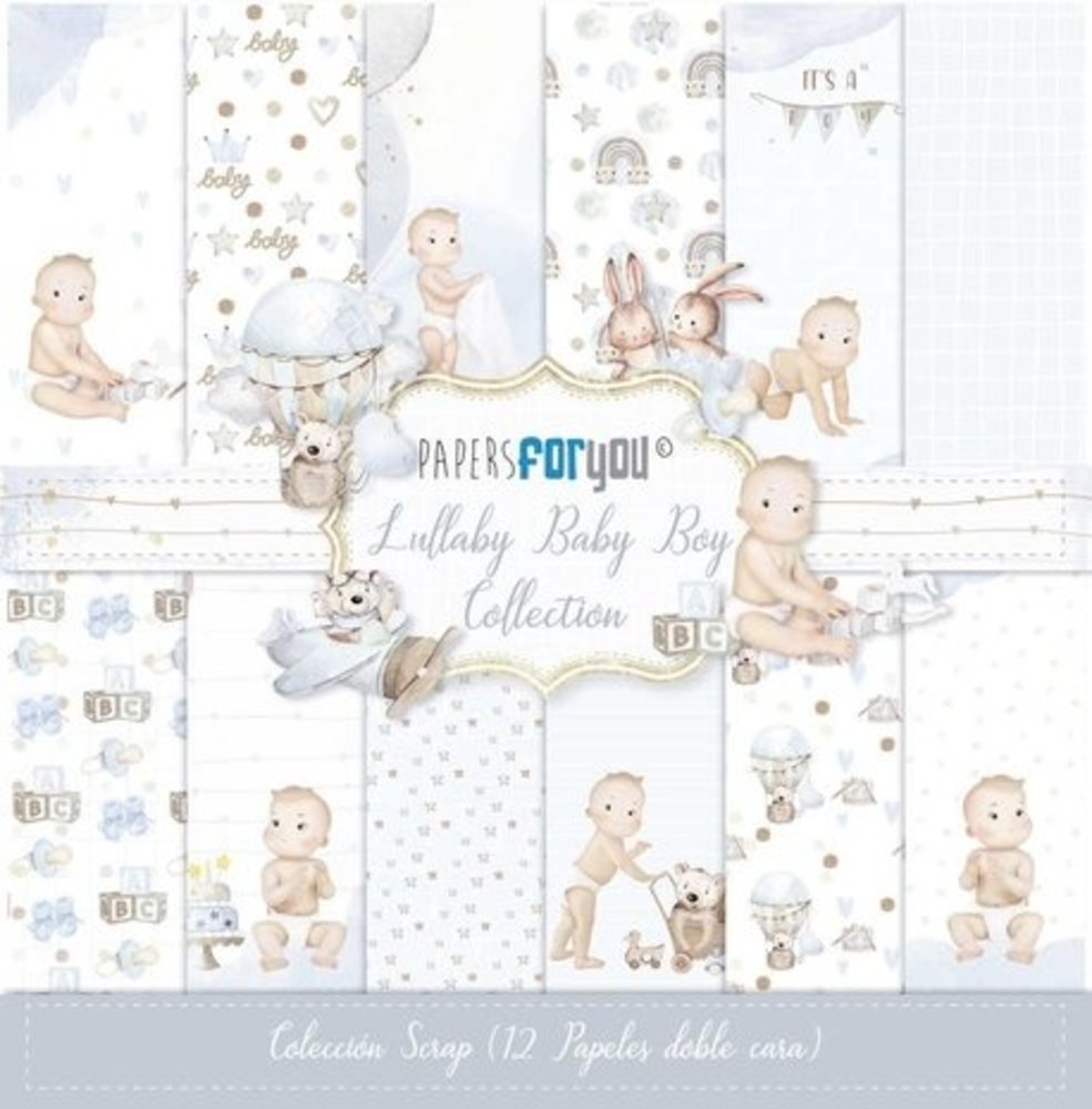 Papers For You Lullaby Baby Boy 12x12 Inch Paper Pack (12pcs) (PFY-11024) Papers For You Lullaby Baby Boy 12x12 Inch Paper Pack (12pcs) (PFY-11024)
