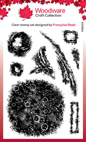 Woodware Texture Palette Clear Stamps (FRB003)