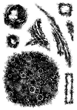 Woodware Texture Palette Clear Stamps (FRB003)