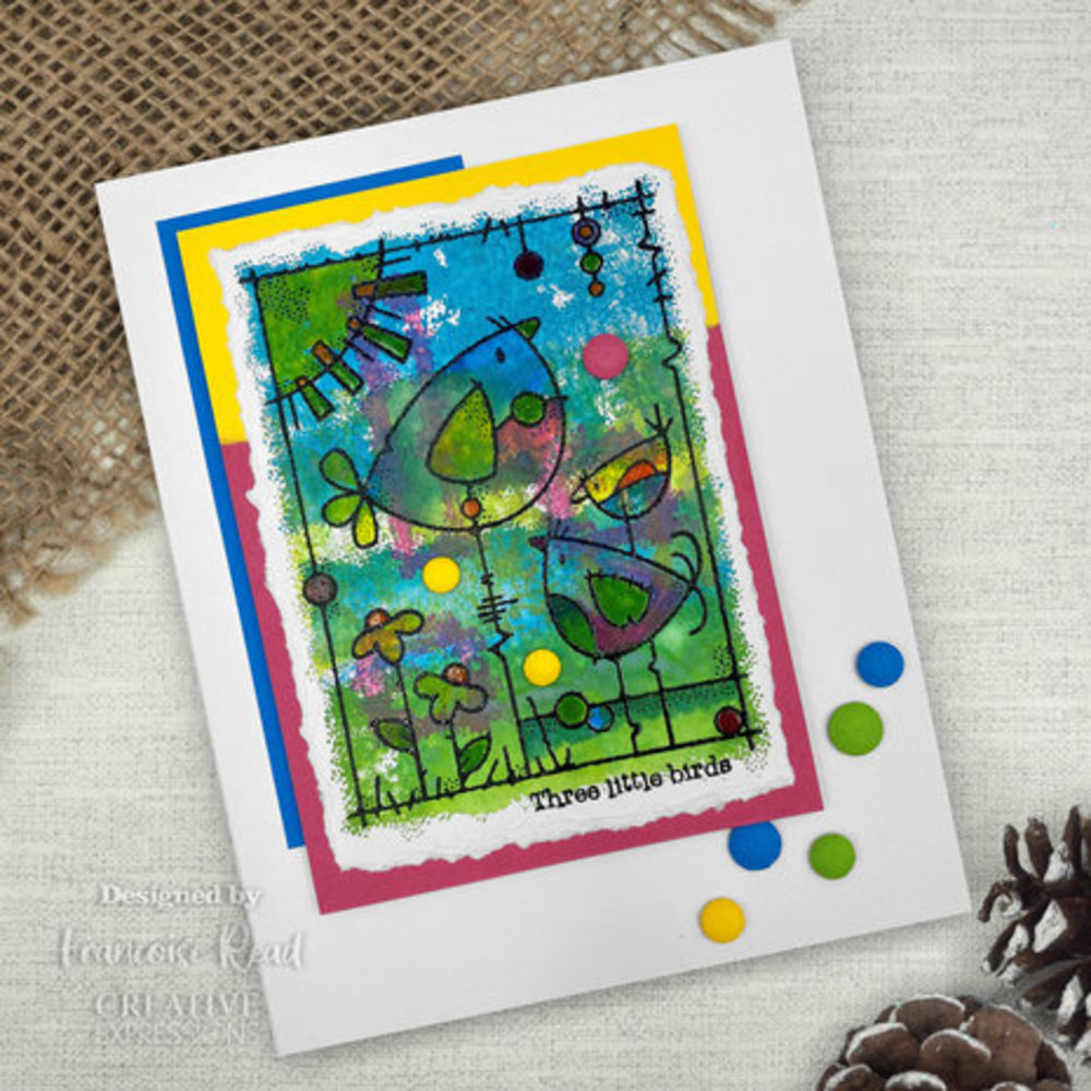 Woodware Three Little Birds Clear Stamps (FRS956) Woodware Three Little Birds Clear Stamps (FRS956)