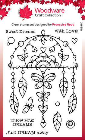 Woodware Garden Dream Catcher Clear Stamps (FRS960) Woodware Garden Dream Catcher Clear Stamps (FRS960)